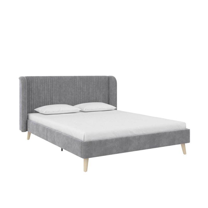 Holly Queen Size Upholstered Platform Bed