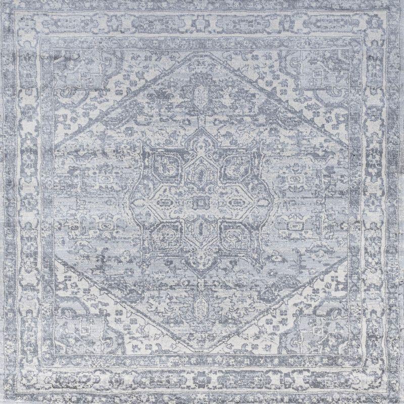 Modern Persian Vintage Medallion Runner Rug - JONATHAN Y