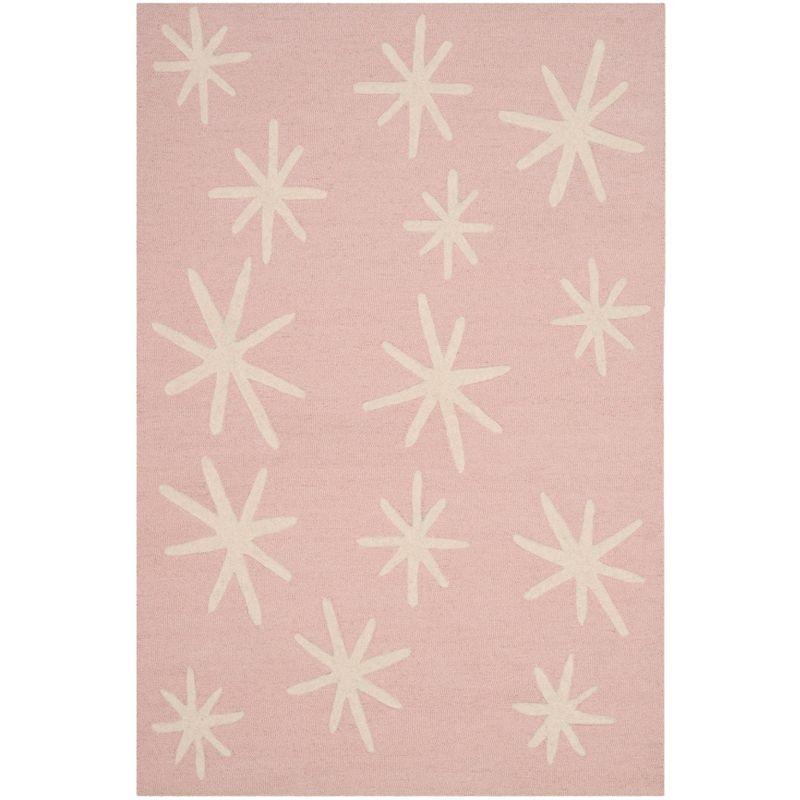 Safavieh Kids SFK908 Hand Tufted Area Rug - Pink/Ivory - 3'x5' - Safavieh.
