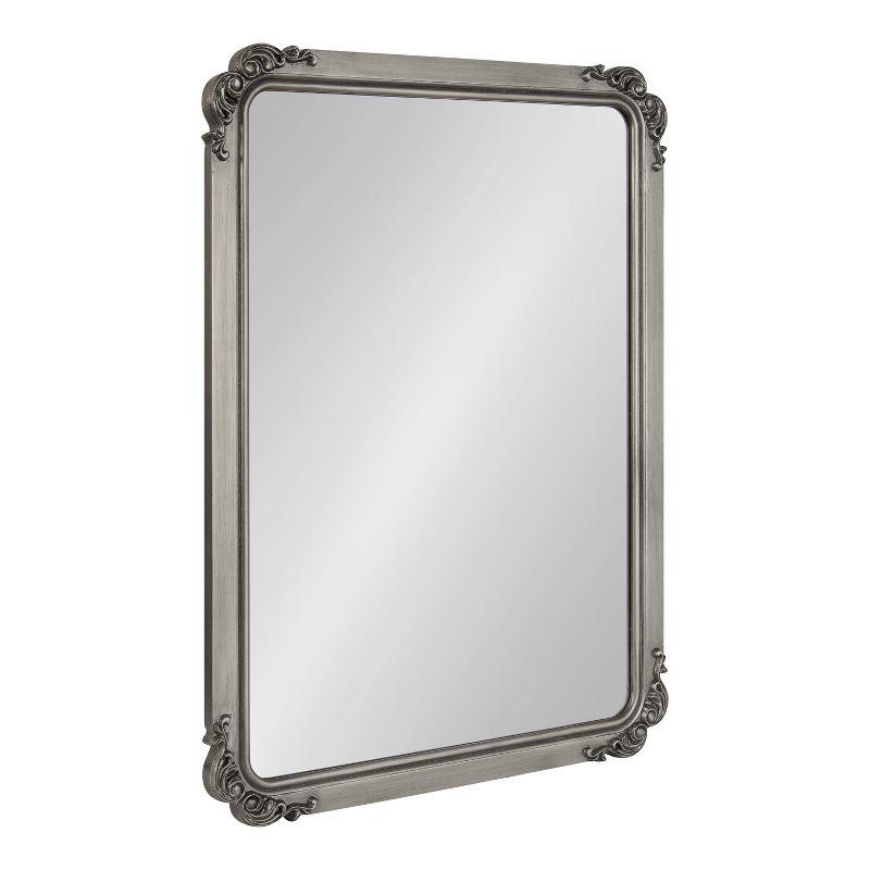 Kate and Laurel Ivette MDF Rectangle Mirror, 25x35, Silver