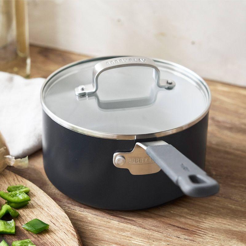 GreenPan Bobby Flay by GreenPan Professional Grade Ceramic Nonstick 2.53QT Saucepan with Lid