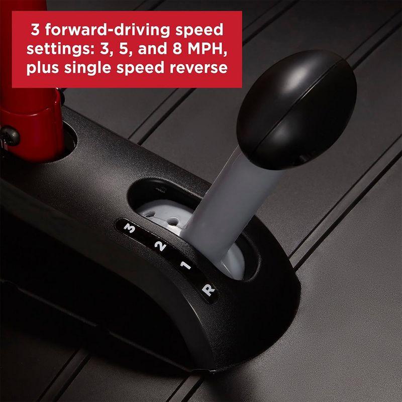 Radio Flyer Ultimate 24 Volt Electric Go-Kart with 2 Seats, Adjustable Seat, Rubber Wheels, and Speeds up to 8 MPH, for Kids Ages 3-8, Red