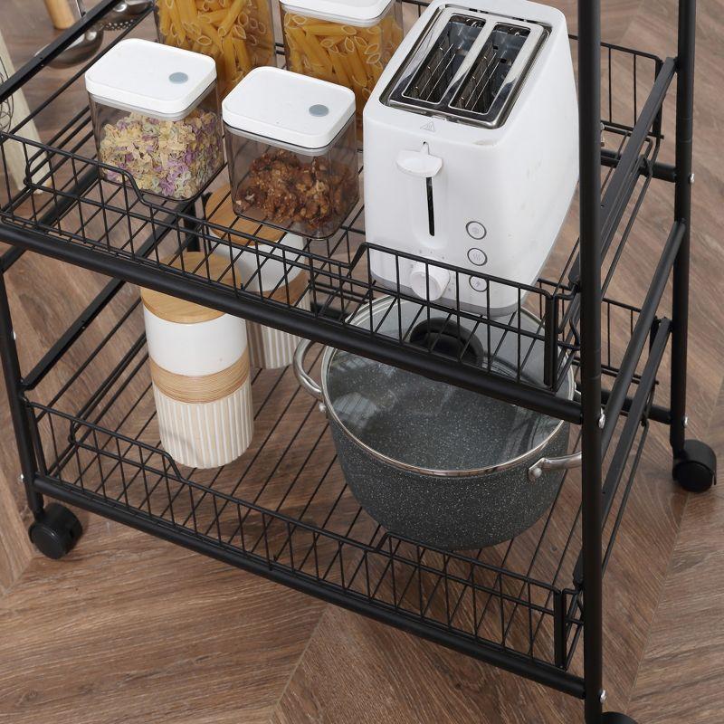 HomCom Kitchen Cart