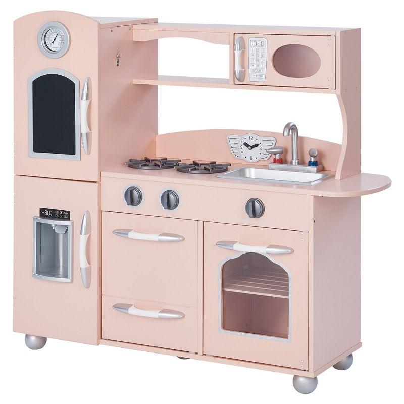 Teamson Kids Retro Wooden Play Kitchen Set