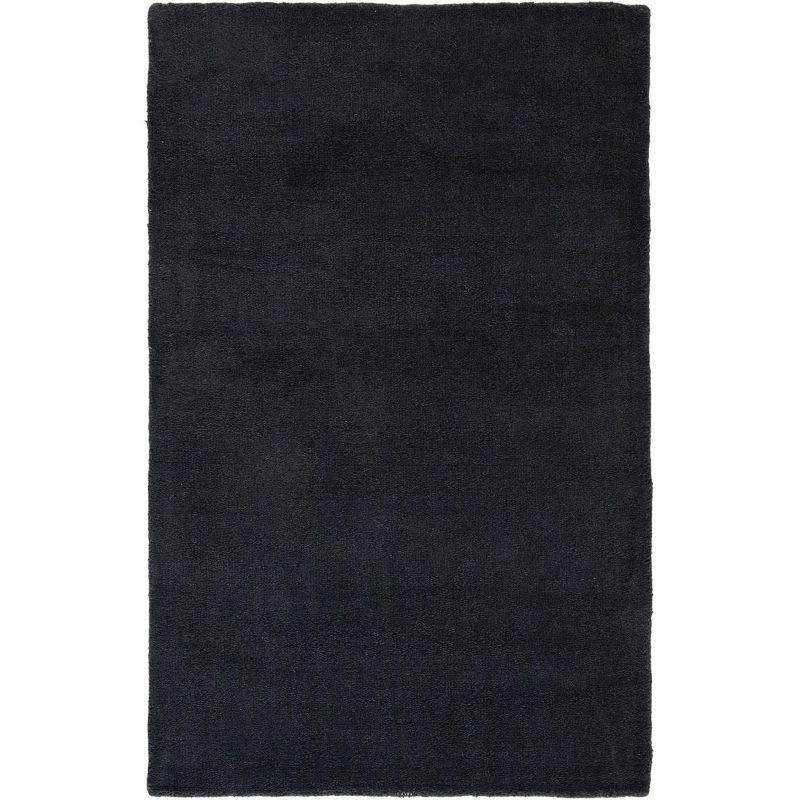 Himalaya HIM610 Handmade Area Rug - 4'x6' - Black - Safavieh
