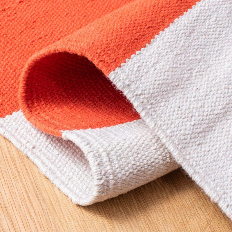Montauk MTK712 Hand Woven Indoor Runner Rug - Rust/Ivory - 2'3"x9' - Safavieh