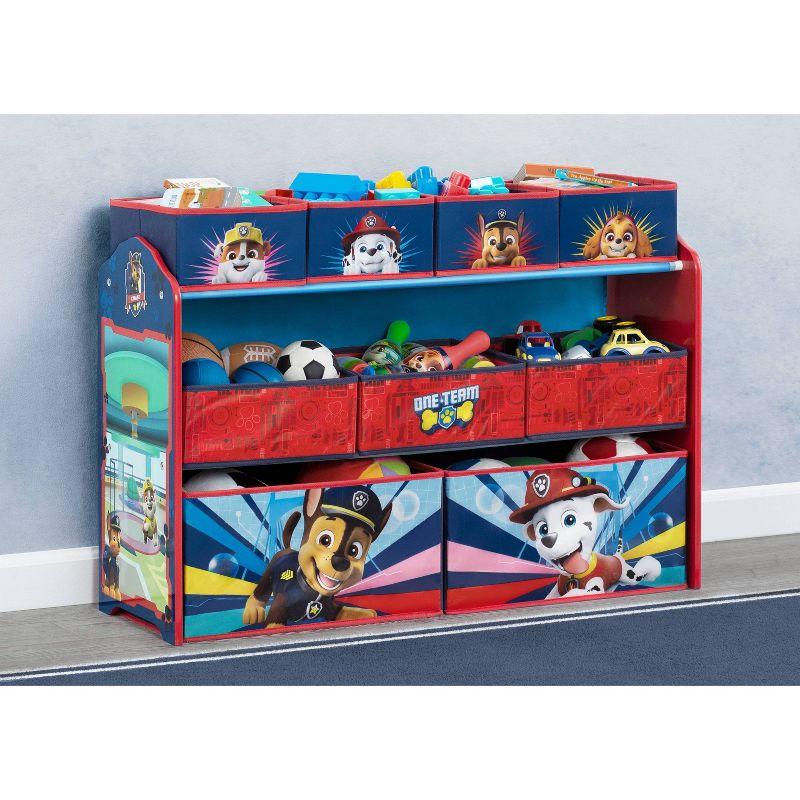 Delta Children PAW Patrol Deluxe 9 Bin Design and Store Toy Organizer