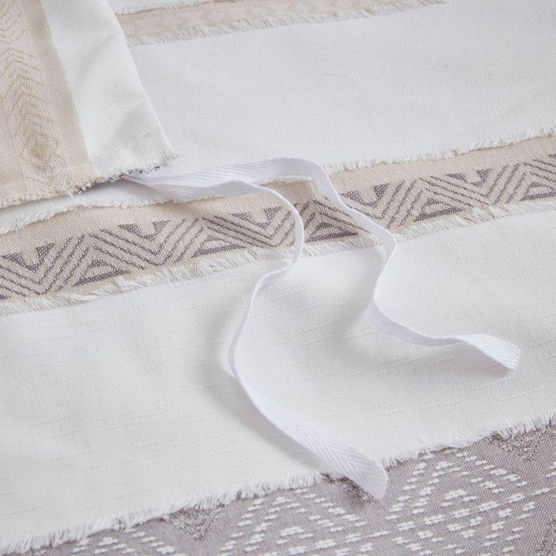 510 Design Langley 3 Piece Clipped Jacquard Duvet Cover Set