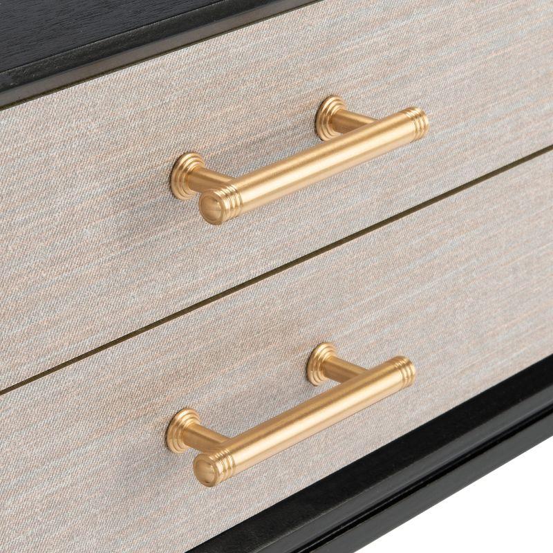 Estella 4 Drawer Console Table - Black - Safavieh
