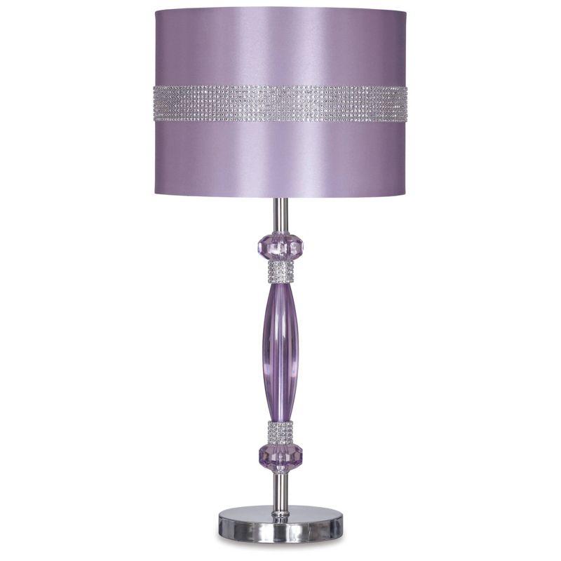 Signature Design by Ashley Nyssa Table Lamp Purple/Silver