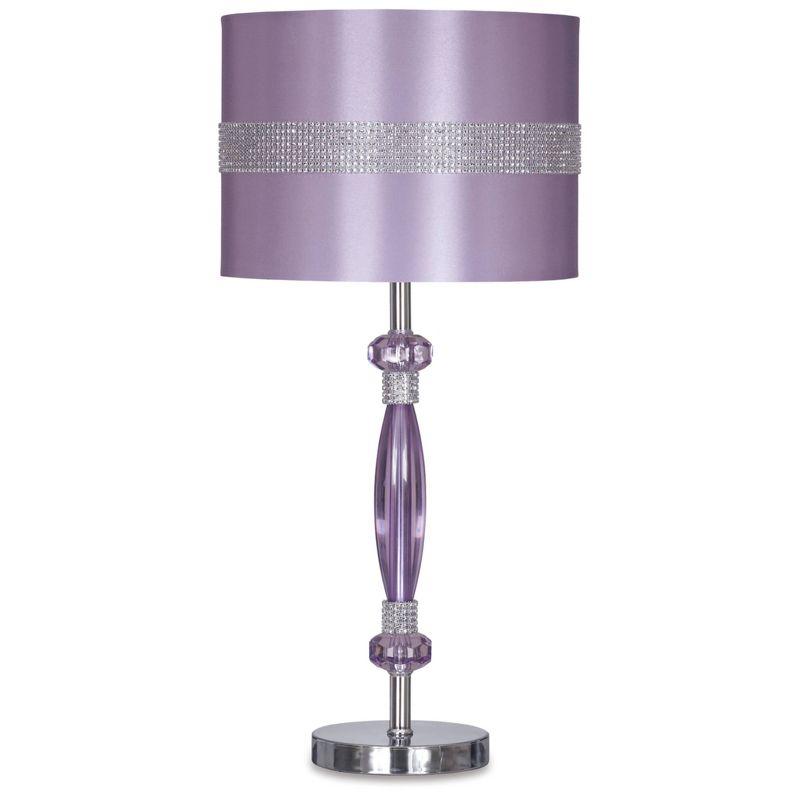 Signature Design by Ashley Nyssa Table Lamp Purple/Silver