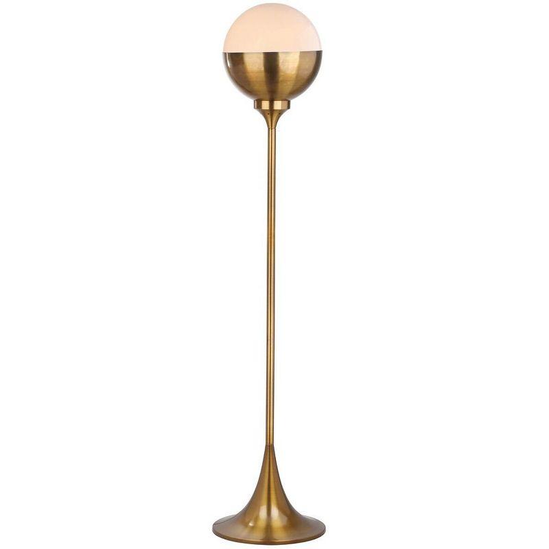 Renato Floor Lamp - Brass Gold - Safavieh