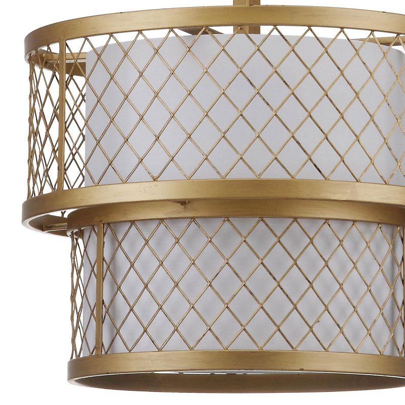 Evie Mesh Pendant Light - Antique Gold - Safavieh.