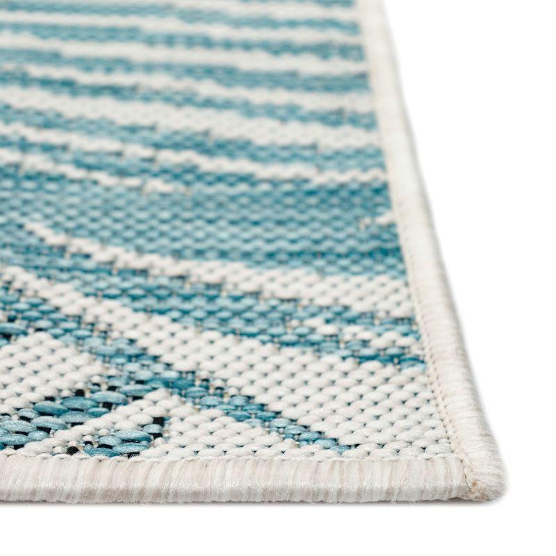 Liora Manne Carmel  Indoor/Outdoor Rug  Aqua..