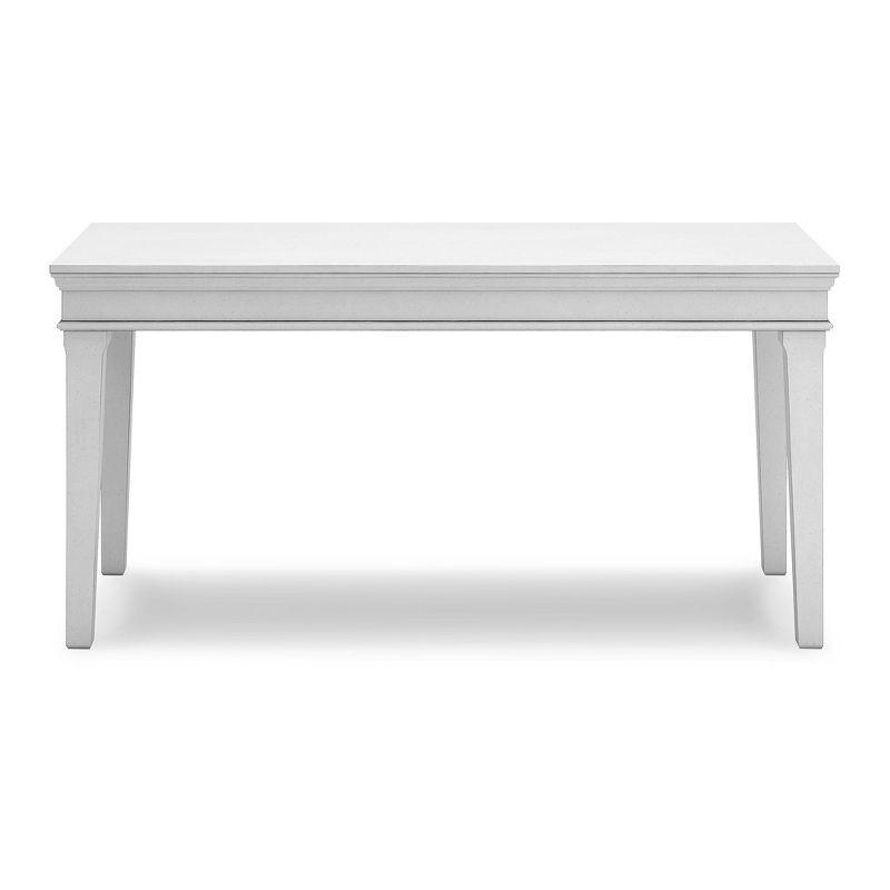 Benjara Kanwyn Solid Wood Base Writing Desk