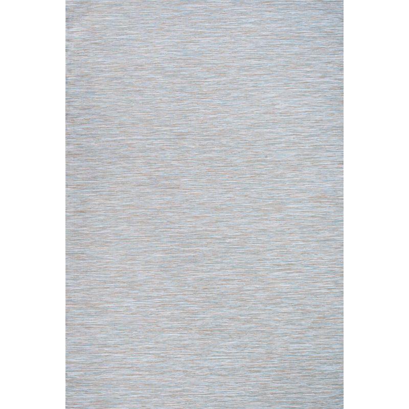 Ethan Modern Gray Synthetic 5x8 Flatweave Area Rug