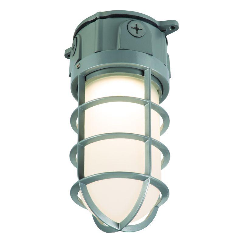 Lumark Gray Hardwired LED Vaportight Area Light