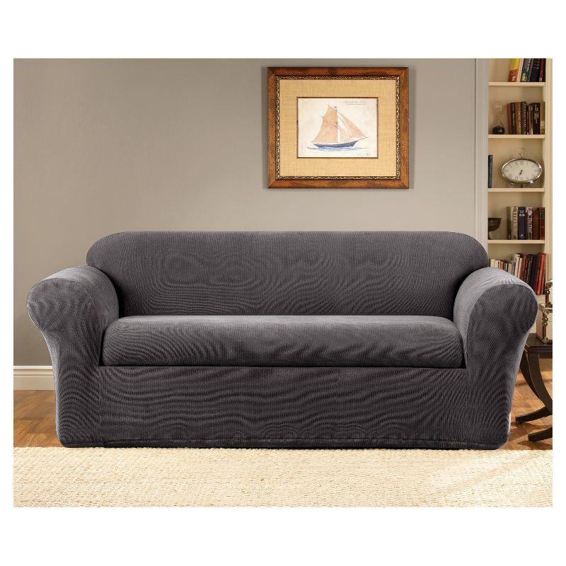 Sure Fit Box Cushion Sofa Slipcover
