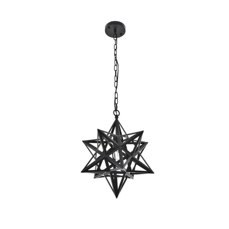 Bertrand Iron Star Pendant (16"-24")