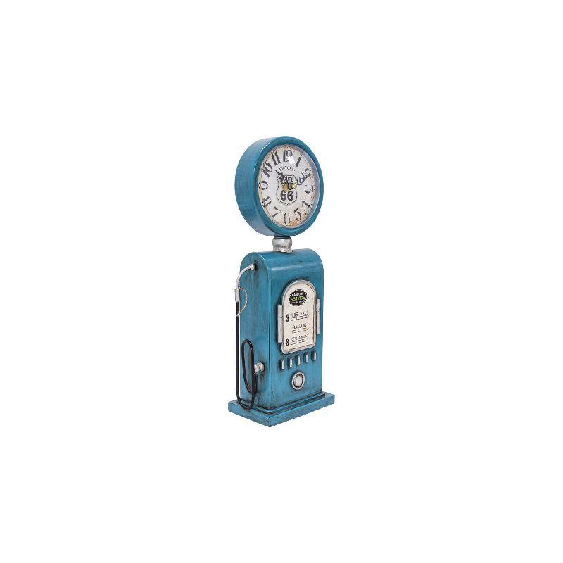 Yosemite Home Decor Route 66 Blue Table Top Clock