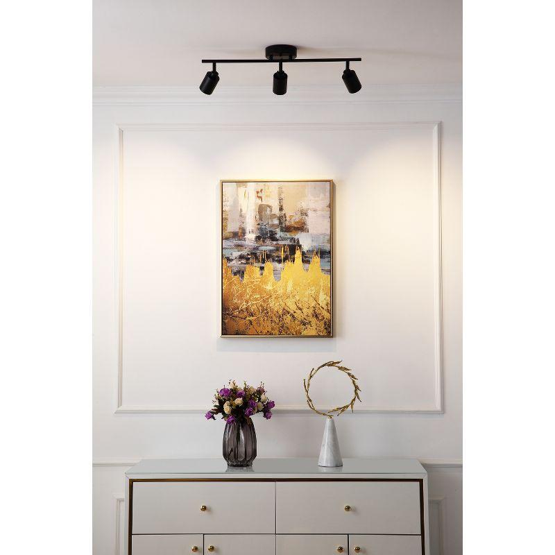 Vidalite Shura 3-Light Integrated LED Track Light with Rotatable Heads, 2 ft. Fixed Track Lighting Kit, 3000k, 1470 Lumens