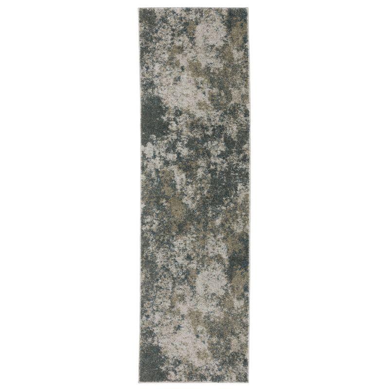 Oriental Weavers Alton 531L9 Teal/ Grey Indoor Area Rug - 2'3" x 7'6"