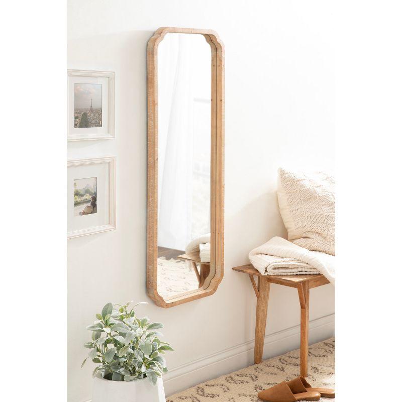 Marston Wood Framed Decorative Wall Mirror - Kate & Laurel All Things Decor