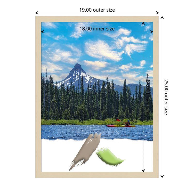 Svelte Natural Wood Satin Finish Rectangular Picture Frame