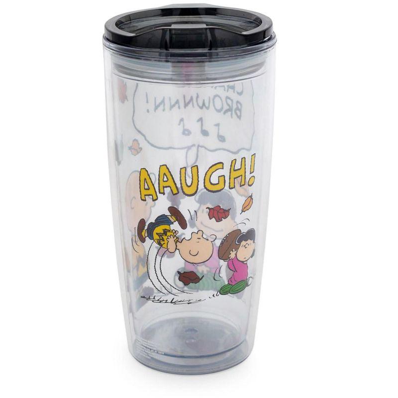 Silver Buffalo Peanuts Charlie 20 Oz. Plastic Pint Glass | Wayfair