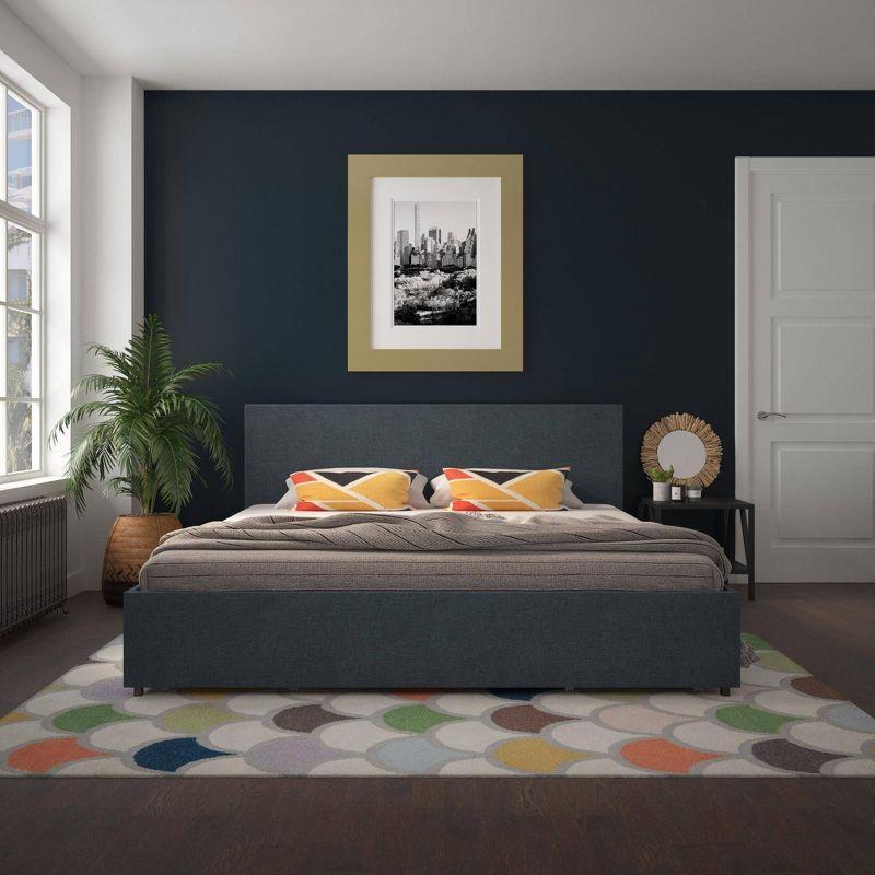 Kelly Upholstered Platform Storage Bed