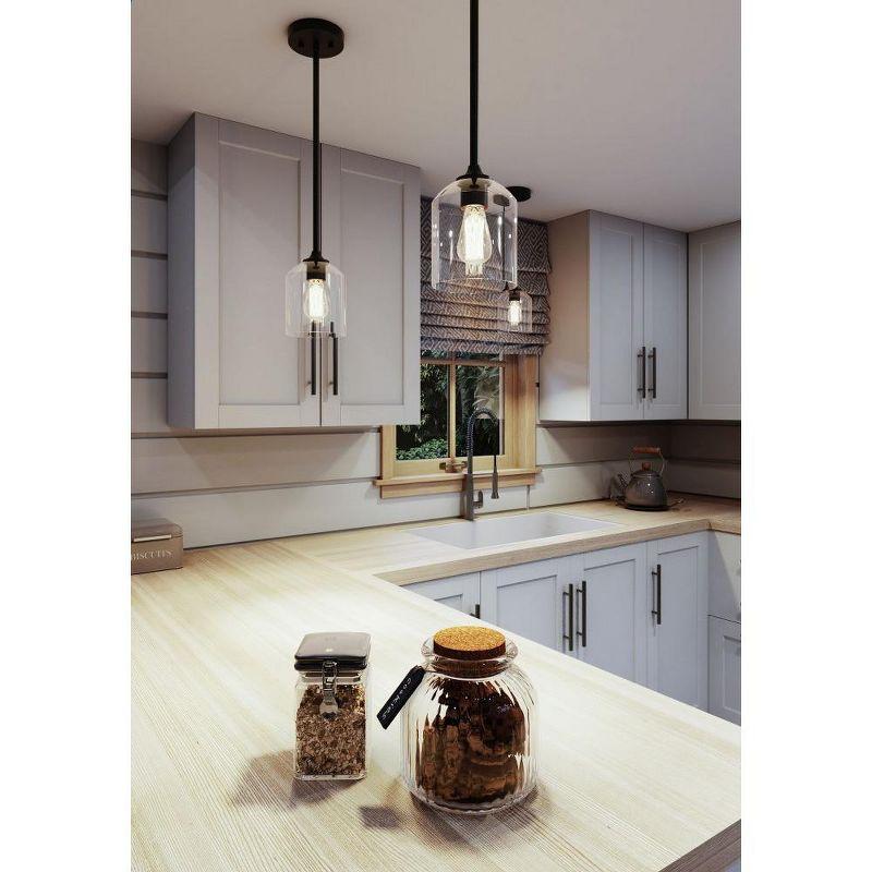 AFX William 1 - Light Pendant in  Black