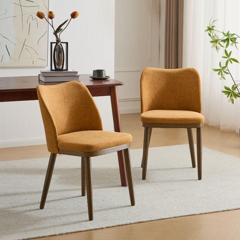 Christopher Knight Home Aviana Fabric Upholstered Dining Chairs (Set of 2), Ginger