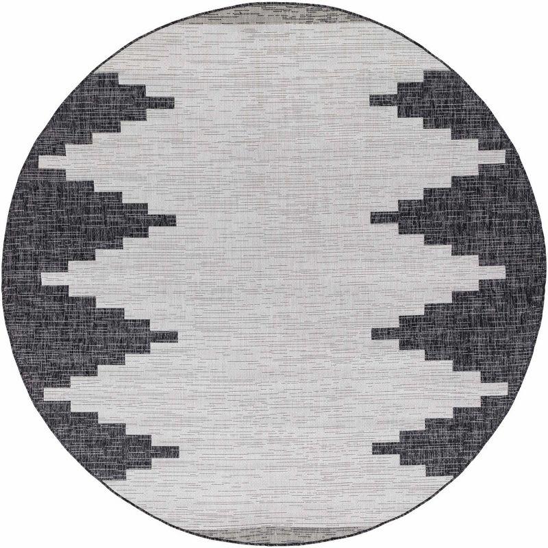Hauteloom Square Area Rug   Black