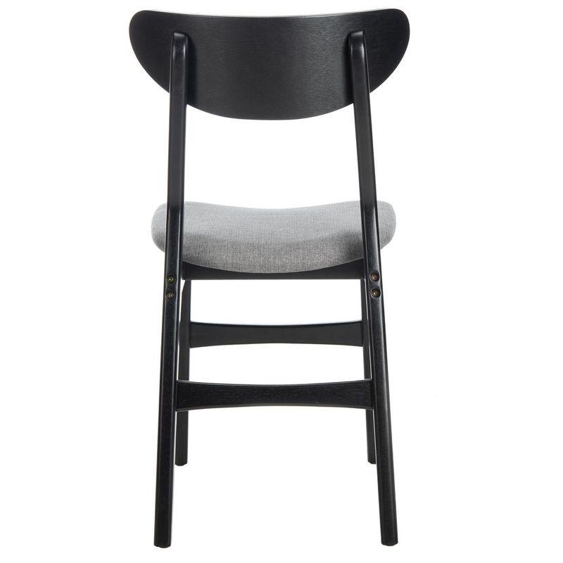Lucca Retro Dining Chair (Set of 2) - DCH1001 - Black/Grey - Safavieh