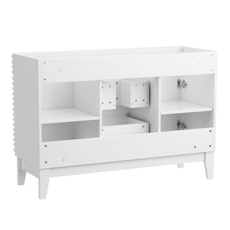 48.0 in. Freestanding Bath Vanity Cabinet without Top in Polar White Assembly required