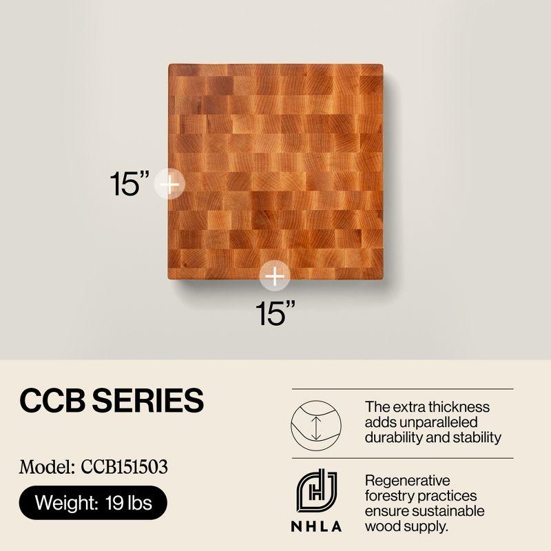 John Boos John Boos Chinese Cutting Board 3" End Grain Reversible