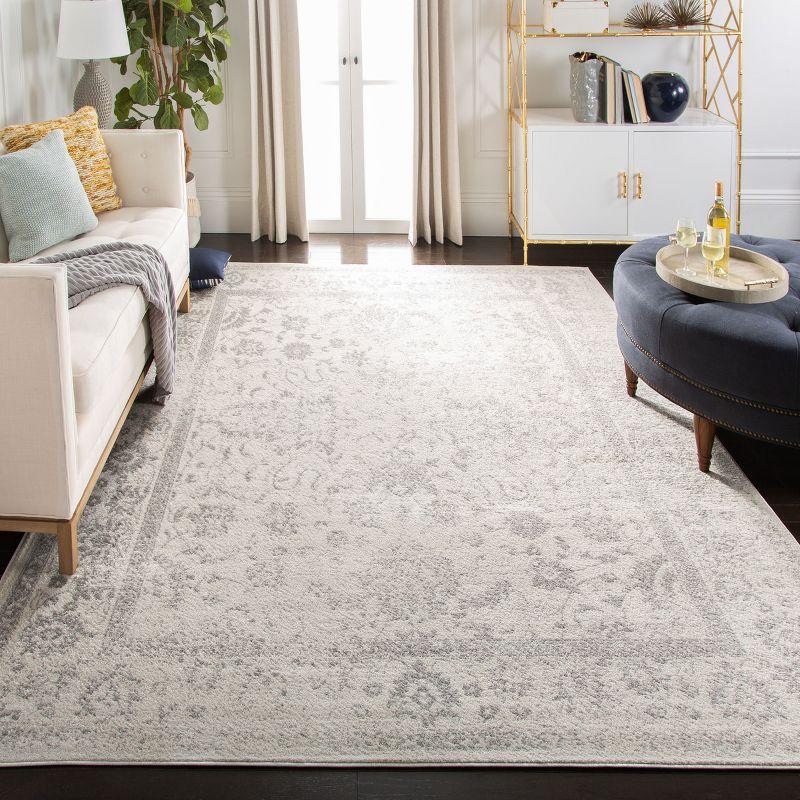 Adirondack ADR109 Machine Made Indoor Area Rug - Ivory/Silver - 9'x12' - Safavieh