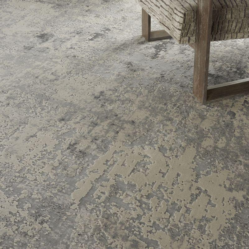 Nourison Rustic Textures Modern Indoor Area Rug Grey/Beige 7'10" x 10'6"