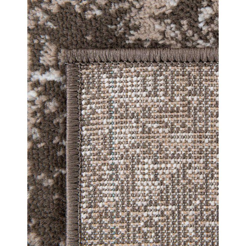 Casino Sofia Chic Vintage Brown Rectangular Area Rug