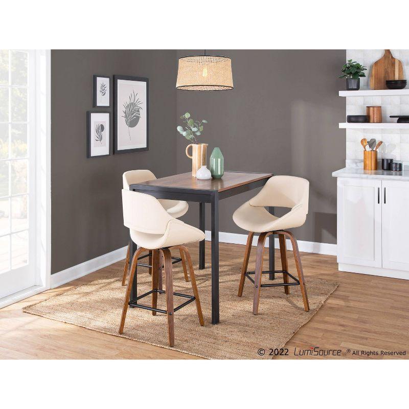 Set of 2 Fabrico Square Height Barstools - LumiSource