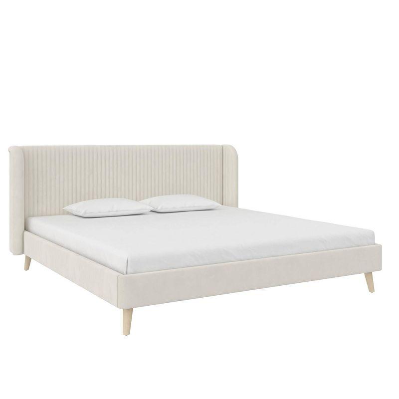 Novogratz Holly King Size Upholstered Platform Bed