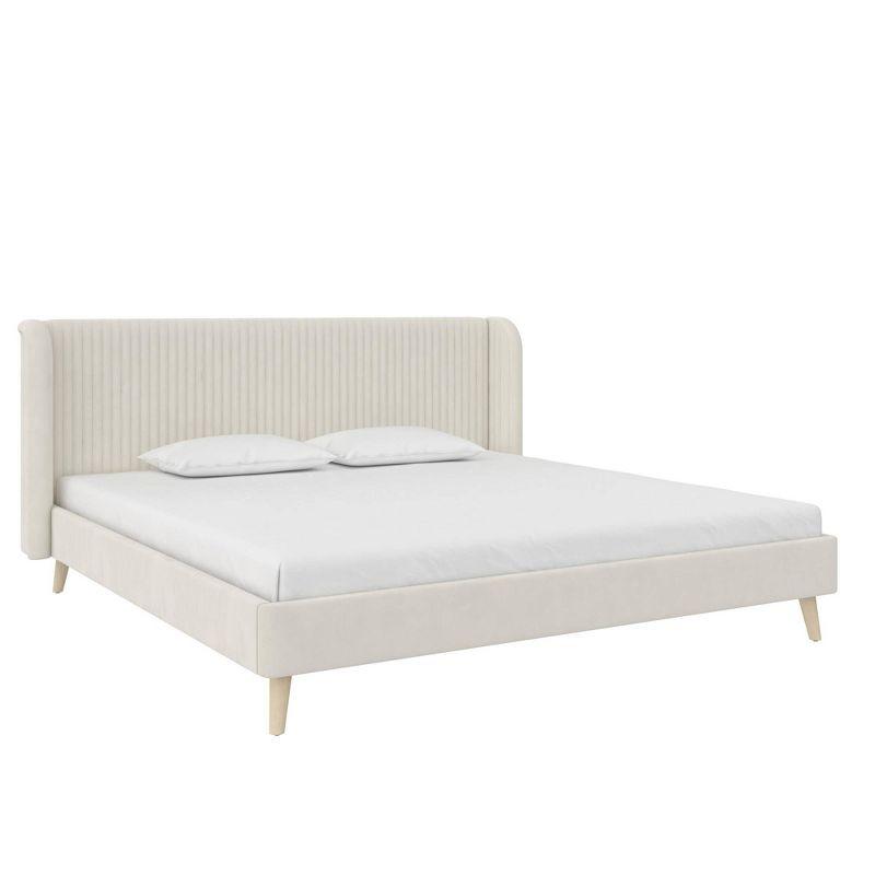 Holly King Size Upholstered Platform Bed