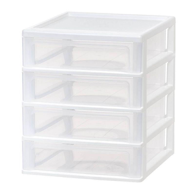IRIS USA, Inc. 4 Drawer Plastic Desktop Organizer