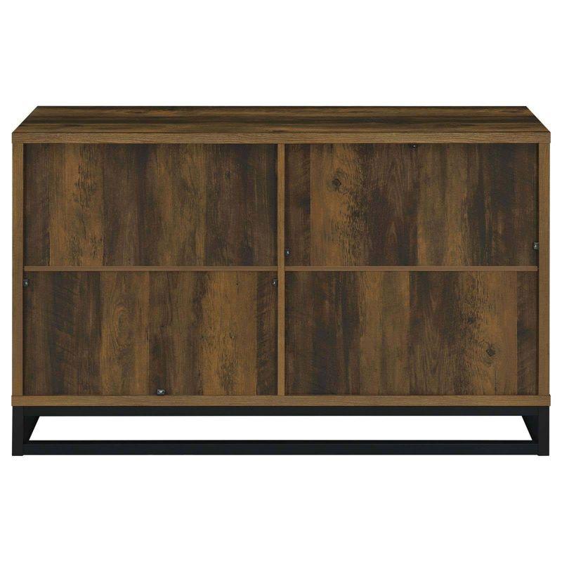 Coaster Ryatt Transitional 4 Door Wood Accent Cabinet Dark Pine