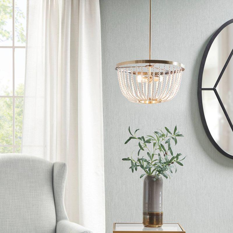 Hampton Hill Melrose 2-Light Beaded Chandelier