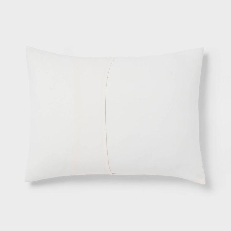 3pc Full/Queen Luxe Distressed Crinkle Velvet Comforter and Sham Set Ivory - Threshold™: OEKO-TEX Certified