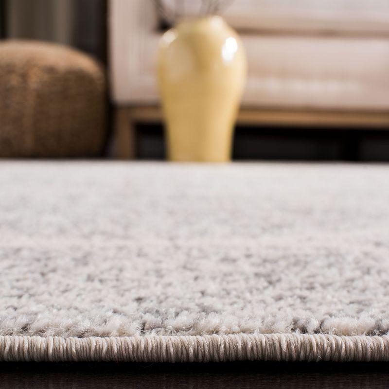Madison MAD604 Power Loomed Indoor Area Rug - Ivory/Silver - 4'x6' - Safavieh