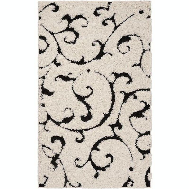 Florida Shag SG476 Power Loomed Rugs - Safavieh