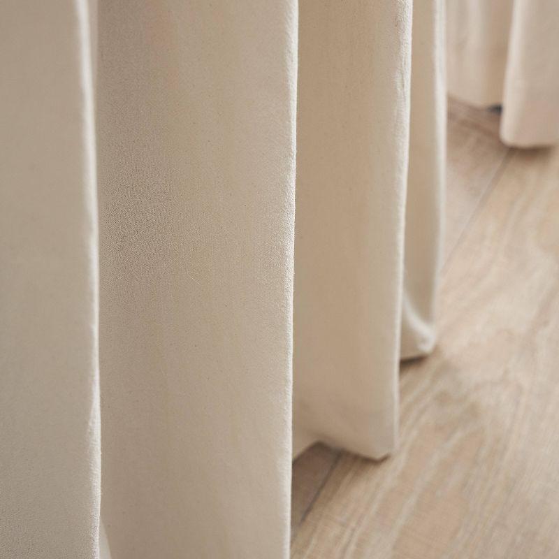 Peri Home Cotton Blend Room Darkening Curtains / Drapes Pair (Set of 2)