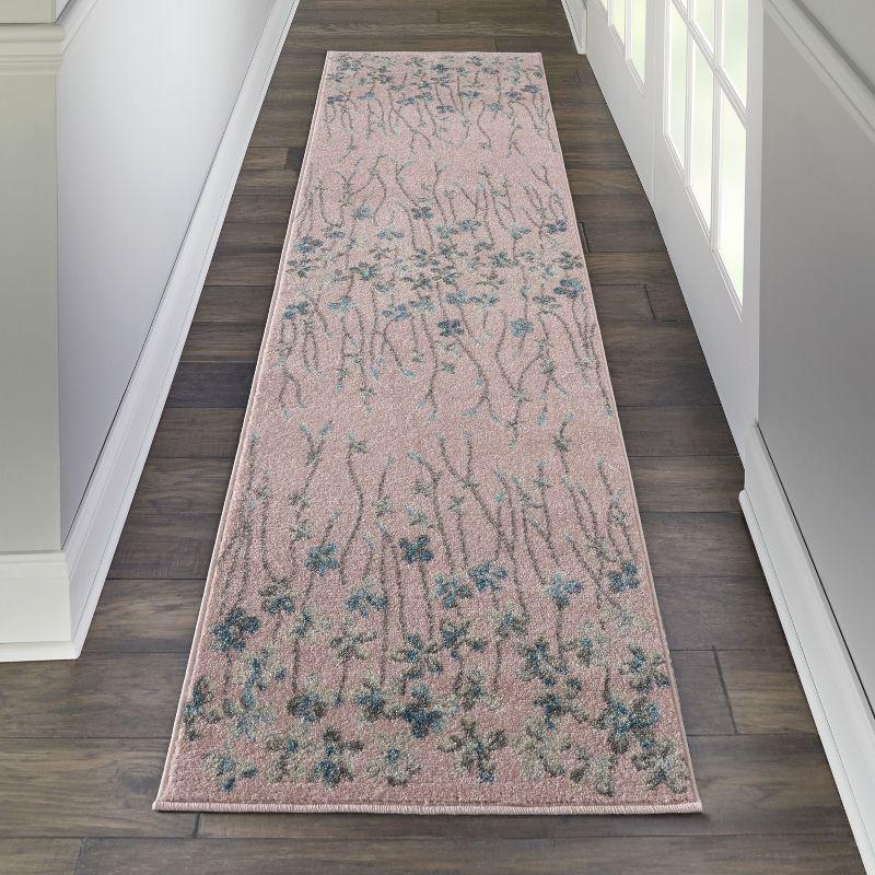 Nourison Tranquil Bohemian Botanical Bloom Area Rug